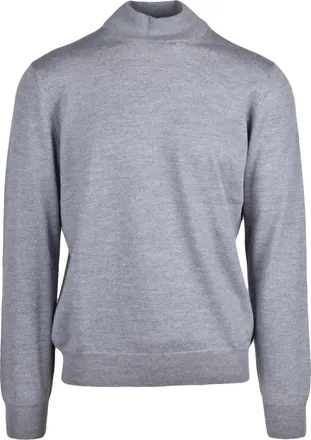 Gran Sasso Truien & Vesten, Heren, Grijs, 4Xl, Wol, Lupetto