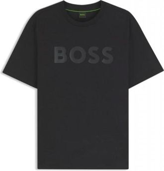 HUGO BOSS Hombre, Camisetas, Negro, Talla: L