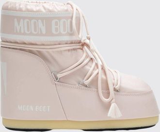 Moon Boot Doposci Icon bassi in nylon bicolore con logo