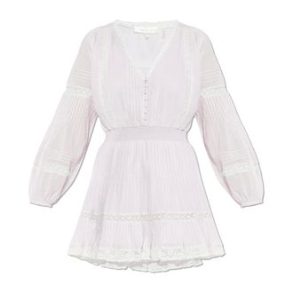 LoveShackFancy Short Dresses, female, Pink, Size: L Winfrey Dress
