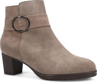 Ron White Rosalie Water Resistant Buckle Bootie in Dove at Nordstrom, Size 7.5-8Us