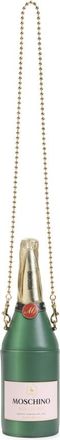 Moschino Green Champagne Bottle Crossbody Bag