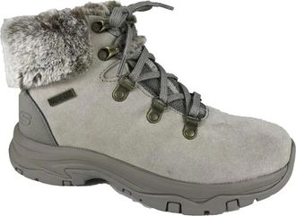 Skechers Trego - Falls Finest - Dames - Winterlaarzen - Beige - 36 EU - Su&egrave;de - Schoenen