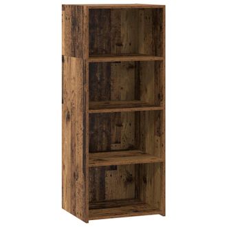 vidaXL Aparador Alto Madera Envejecida 50 X 41 X 124 Cm Vidaxl