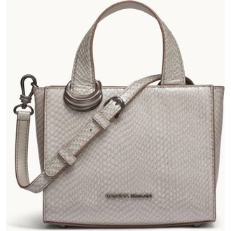 DKNY Hewlett Snake Crossbody in Zinc at Nordstrom