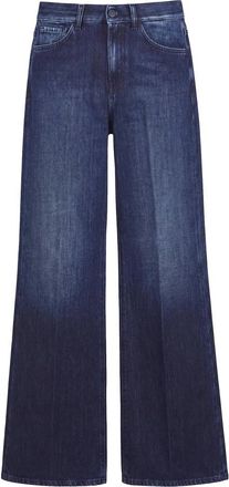Dondup Amber Wijde Jeans - Dames - Loose Fit Jeans - Blauw - W30 - Denim - Jeans