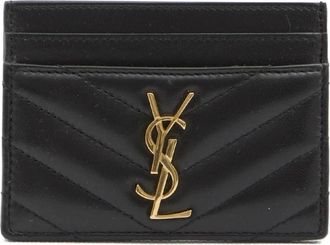 Saint Laurent Wallets Cardholders - unisex - Portefeuilles - Zwart - ONE Size - Accessoires