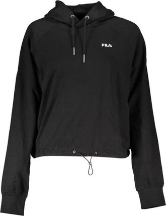 Fila Hooded Sweatshirt - Dames - Hoodies - Zwart - XL - Katoen - Hoodies & sweatvesten
