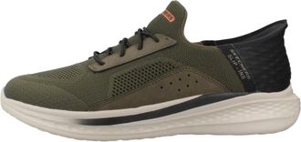 Skechers Hombre, Zapatos, Verde, Talla: 42 EU