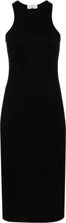 Ioana Ciolacu ribbed midi dress - women - Elastane/Cotton - S - Black