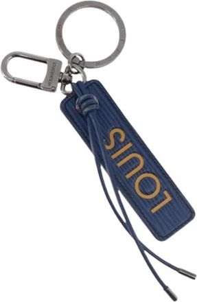 Louis Vuitton Pre-owned Key Holder - Dames - Vintage Accessoires - Blauw - ONE Size - Leer - Vintage