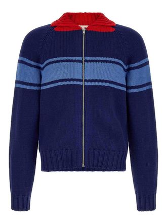 Marni Color block details cardigan