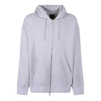 Givenchy Heren, Sweatshirts & Hoodies, Grijs, Maat: XS Katoen