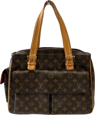 Louis Vuitton Brown Monogram Canvas Tote Bag (Pre-Owned)