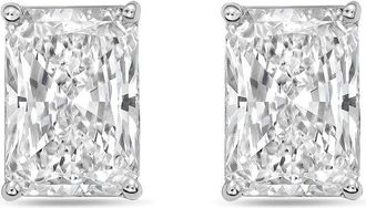 Diana M. Jewels 14Kt White Gold 6.00 cts Lab Grown Radiant Cut Diamond Studs