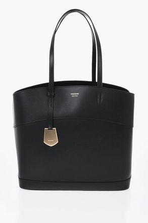 Ferragamo Leather Tote CHARM in Solid Color Salvatore Ferragamo
