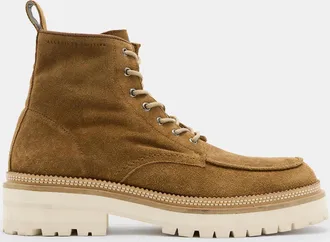 AllSaints Mens Suede Castle Suede Lace Up Boots, Size: UK 11/US 12/EU 45