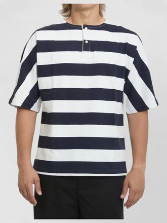 Jacquemus striped cotton t shirt relaxed cut