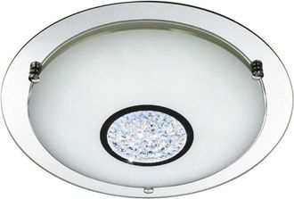 Searchlight Searchlight - Bathroom - Led Integrado Para Techo A Ras De Ba&ntilde;o Cromado, Espejo Ip44