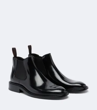 The Row Gable leather Chelsea boots