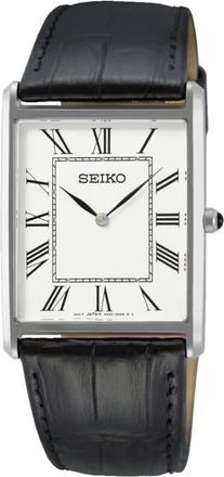 Seiko Classic Quartz White Dial Mens Watch SWR049P1