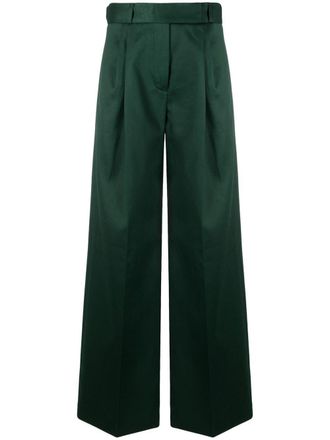 Proenza Schouler Broek met wijde pijpen - Groen