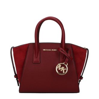 Michael Kors Handtas Avril Damess Leer Rood/Kersen