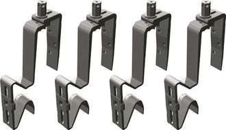 Bosch Accesorio Colectores Planos Fka 3-2 Conexi&oacute;n De Tejado Tejas/cola De Castor, 4 Unidades, 8718531023