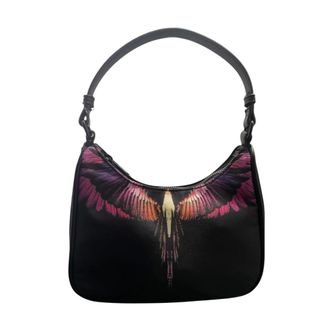 Marcelo Burlon Shoulder Bags, female, Black, Size: ONE SIZE Mini Shoulder Bag