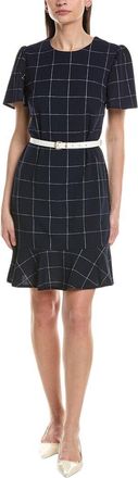 Sharagano Short Sleeve A Line Dress