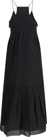 Isabel Marant Womens Vasma Strappy Dress Black Cotton; Viscose