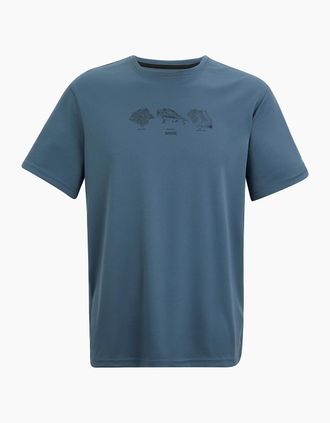 Regatta Mens Regatta Mens Fingal Illustration T-Shirt - Blue - Size: 50