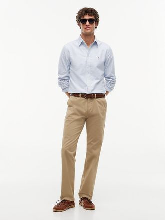 Tommy Hilfiger Mens Straight Flex Chino - New Vintage Khaki - 28W x 30L