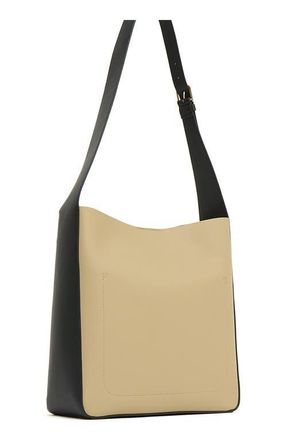 Mansur Gavriel Box Tote in Khaki/Black at Nordstrom