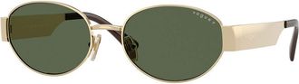 Vogue Eyewear VO4362S Polarized 848/9A Womens Sunglasses Gold Size 54