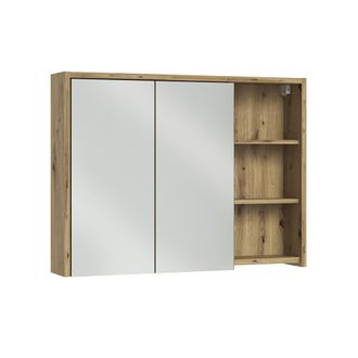 Vicco Armario Con Espejo Para Ba&ntilde;o Viola, Cachemira/roble Artesanal, 100 X 75 Cm, Vicco