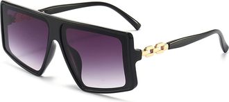 Generic Large Frame Retro Sunglasses for Men and For Women Outdoor Beach Driving (Color : C, Size : Medium)