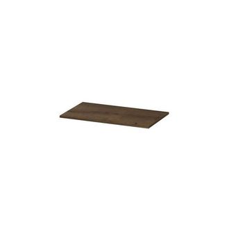 Bernacchini Topdeck Wastafelblad - 80x45x2cm - tbv onderkast - MDF - Fineer Chocolate
