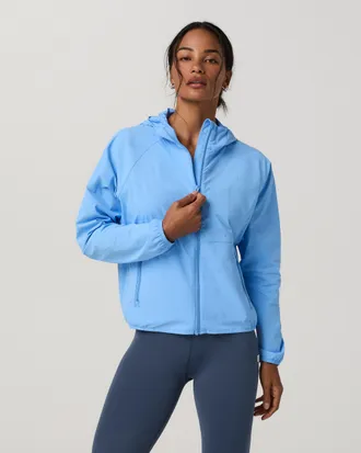 Vuori Clothing Womens Renew Trainer Shell | Oasis Blue | Medium