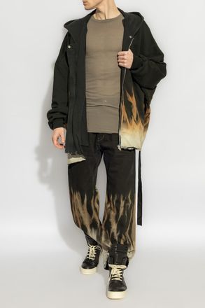 Rick Owens Long Sleeve T-shirt, Mens, Brown