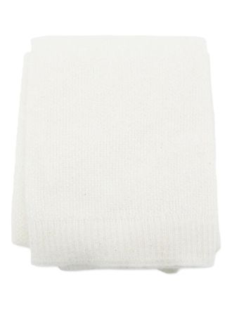 Fabiana Filippi ribbed scarf - White