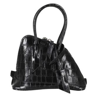 The Attico Sant Ambroeus Mini - Dames - Tassen - Zwart - Maat: ONE Size Leer