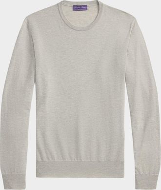 Ralph Lauren Purple Label Men & apos;s 18GG Cashmere Crewneck Sweater
