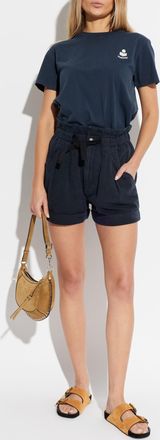 Isabel Marant Nirma Shorts, Womens, Navy Blue