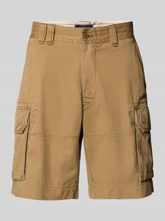 Polo Ralph Lauren Baggy Fit Cargoshorts mit Eingrifftaschen Modell GELLAR in Camel, Gr&ouml;&szlig;e 34