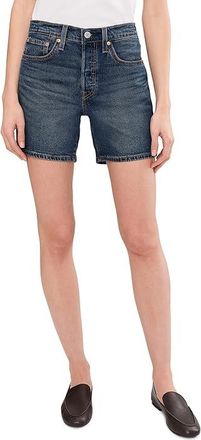 Levi's 501 Mid Thigh Shorts Light-Weight Womens Shorts Quit Shift : 24, Cotton/Lyocell
