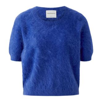 Oui Cashmere Pullover - Dames - Cashmere truien - Blauw - L - Kasjmier - Truien & Vesten