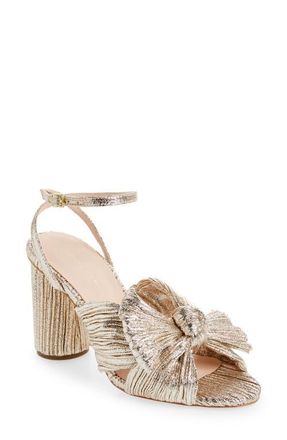 Loeffler Randall Camellia Knotted Sandal in Champagne at Nordstrom, Size 11.5