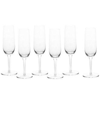 Zwiesel Glas Set Of 6 Banquet 7.3Oz Champagne Flutes