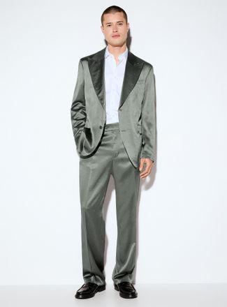Drykorn Mens Noxen sage satiny pant